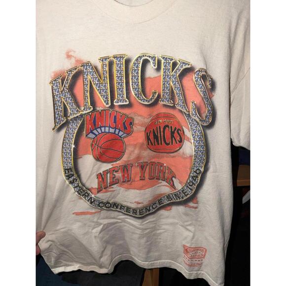 Mitchell & Ness Hardwood Classics T-Shirt Mens LG Vintage Y2K 90s Rare - Picture 2 of 4